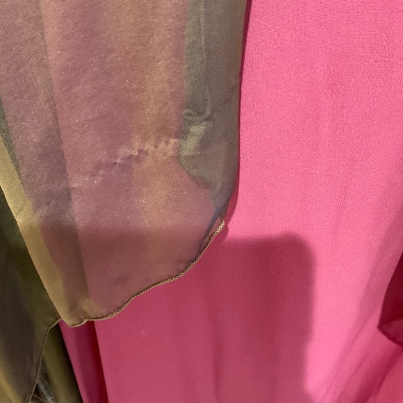 Karen Kane A Line Rose Dress w/Bronze Shawl, Size 8 - Picture 13 of 13